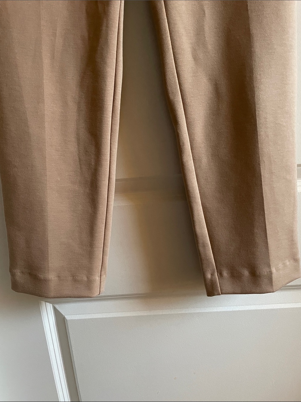 Simply Vera Vera Wang Beige tan Tailored pants ankle length stretch - Picture 9 of 14